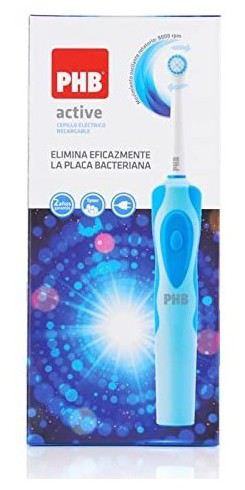 Escova de dentes elétrica adulta ativa azul