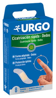 Curativos de cura rápida para os dedos 8 unidades