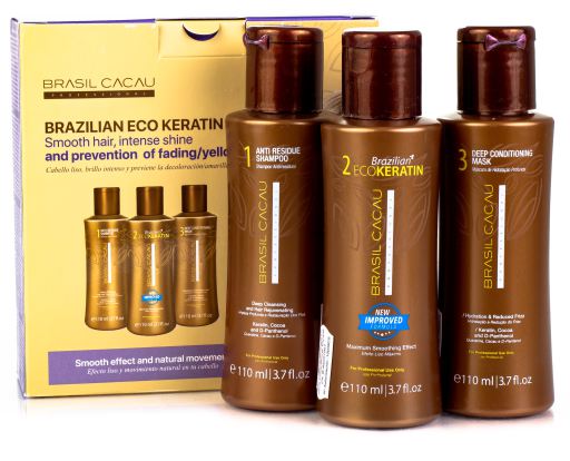 Kit Brasileiro de Tratamento Ecokeratin 3 x 110 ml