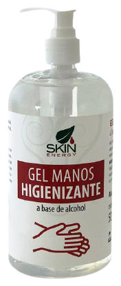 Gel higienizante de mãos com doseador 500 ml