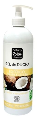 Gel de Banho de Baunilha e Coco Exótico Orgânico 740 ml