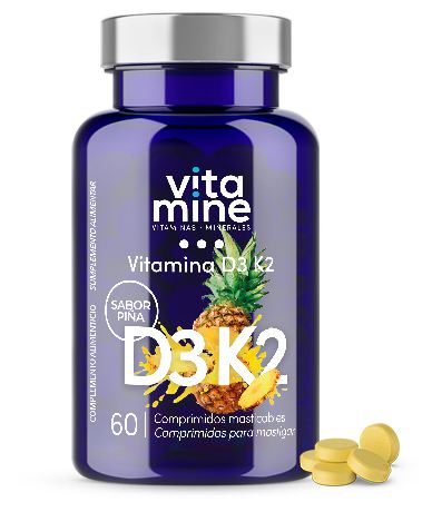 Vitamina D3 + K2 500 mg 60 comprimidos