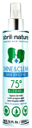 Shine &amp; Clean Hair Hygiene 75% Álcool 200 ml