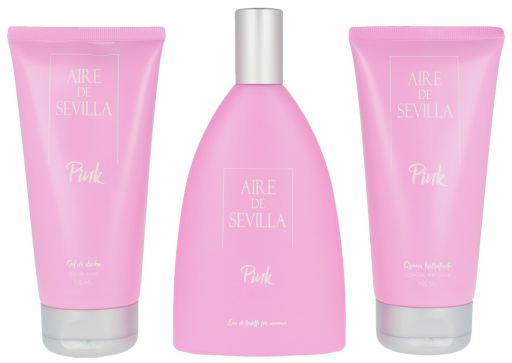 Pack Pink Eau de Toilette Spray 150 ml + 2 peças