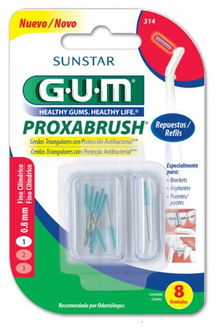 Recargas Proxabrush Interdental Cilíndrico Fino