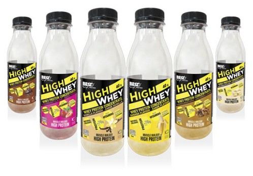 High Whey 40 gr Pacote 24 garrafas