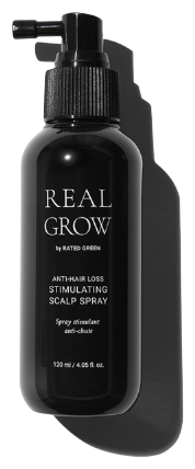 Real Grow Spray Estimulante Anti Queda de Cabelo para Couro Cabeludo 120 ml