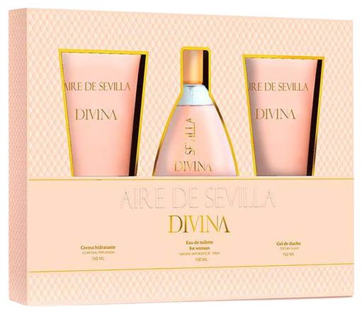 Conjunto Eau de Toilette Divine 150 ml + 2 peças