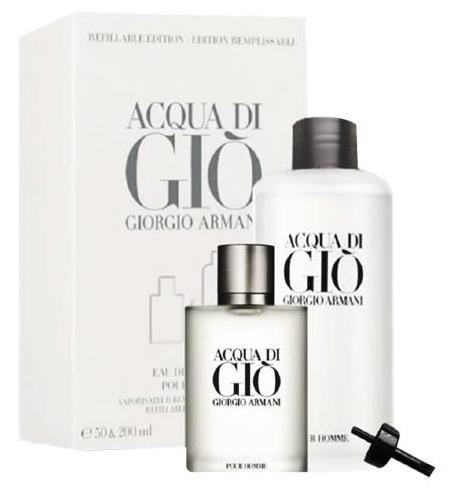 Conjunto Acqua di Giò Eau de toilette 200 ml + Eau de toilette 50 ml