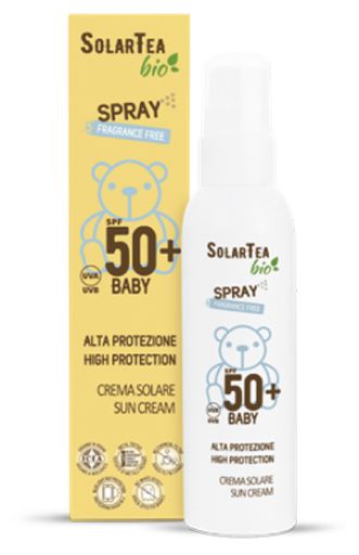 Spray solar de alta proteção para bebês Spf50+ 100 ml