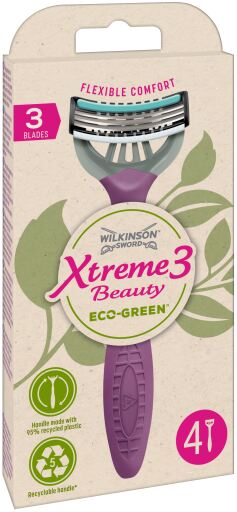 Xtreme 3 Shaver Eco green Woman 4 unidades