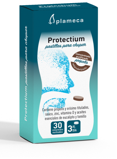 Pastilhas de Protectium para sugar 30 comprimidos mastigáveis