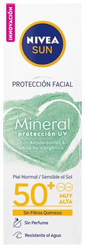 Proteção Facial Solar UV Mineral FPS 50+ 50 ml