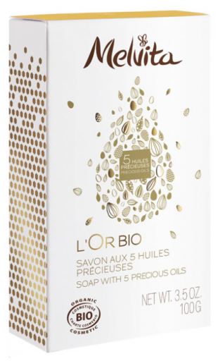 Sabonete L&#39;Or Bio com 5 óleos preciosos 100 gr