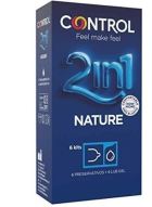 Duo Nature 2 em 1 preservativo + Gel 6 unidades