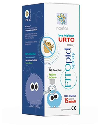 Fitopid Anti-Piolhos Spray 100 ml + 1 pente de aço