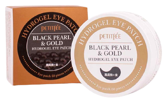 Black Pearl e Gold Eye Patches 60 unidades