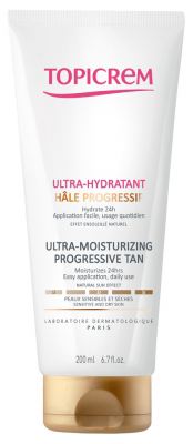 Creme hidratante e bronzeador ultra 200 ml