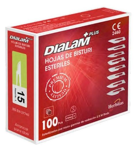 Dialam Scalpel Blades 100 unidades