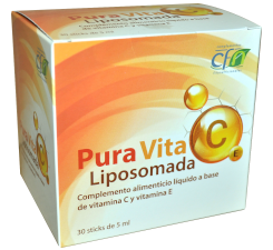 Comprimidos de vitamina C 30 lipossomal pura