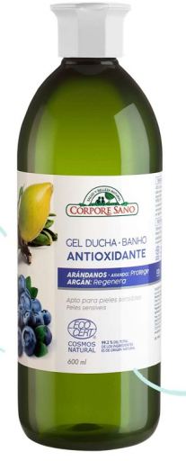 Gel de banho antioxidante de mirtilo argan 600 ml