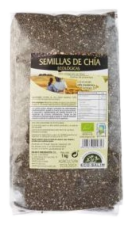 Saco de sementes orgânicas de chia 1 kg