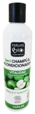 Shampoo e condicionador de maçã e babosa 250 ml