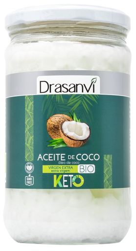 Óleo de coco virgem orgânico Keto 500 ml