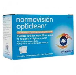 Normovisión Opticlean 30 toalhetes