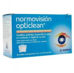 Normovisión Opticlean 30 toalhetes