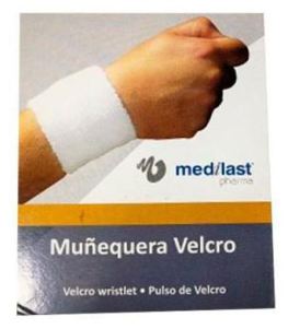 Pulseira de velcro bege tamanho M