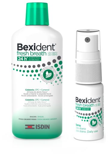 Bexident Fresh Breath Colutório 500 ml + Bexident Fresh Breath Spray 15 ml