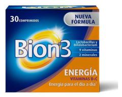 Bion3 Energia Vitamina B e C 30 comprimidos