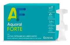 Aquoral Forte Lubrificante Gotas Oftálmicas 30 Doses Únicas