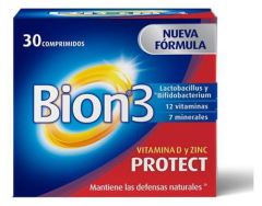 Bion3 Protect Vitamina D e Zinco 30 comprimidos