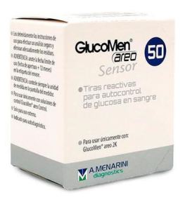 Chemie Areo Glucometer Sensor de glicose 50 tiras