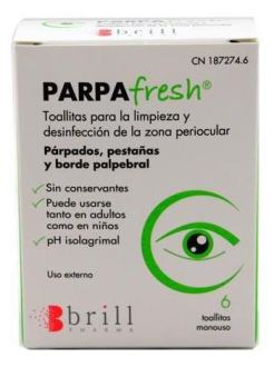 Lenços para Olhos Hylo Parpafresh 6 unidades