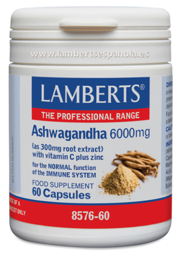 Ashwagandha 6000 mg 60 unidades