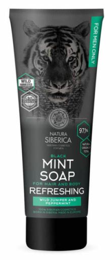 Sabonete de menta para cabelo e corpo 200 ml