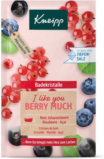 Sal de banho mineral de mirtilo e açaí 60 gr