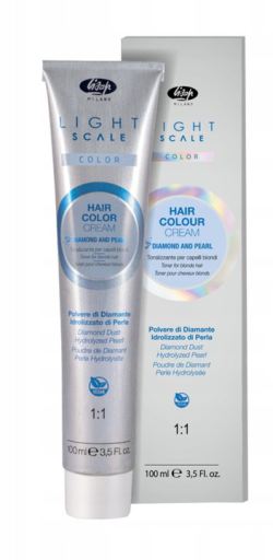 Cor de cabelo semipermanente em escala clara 100 ml