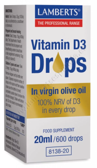 Vitamina D3 Gotas 20ml