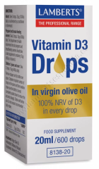 Vitamina D3 Gotas 20ml