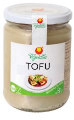 Frasco de vidro esterilizado com tofu 250 gr