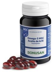 Omega 3 Msc Krill Oil 60 cápsulas de gelatina