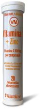 Vitamina C + Zinco 500 mg 20 Comprimidos