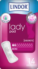 Lady pad mini 2 gotas 14 unidades