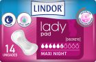 Lady pad Maxi Night compressas 6 gotas 14 unidades