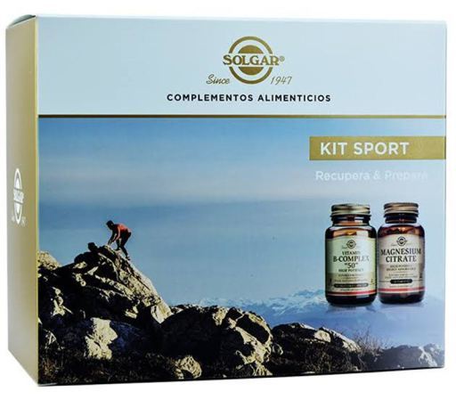 Kit B-Complex 50 cápsulas + Citrato de magnésio 60 cápsulas