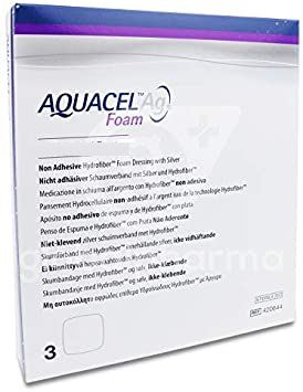 Curativo de Espuma Aquacel Ag 3 Unidades